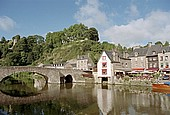 Dinan, le port sur la Rance 